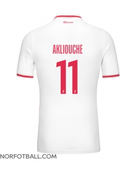 Billige Fotballdrakt AS Monaco Maghnes Akliouche #11 Replika Hjemmedrakt 2024-25 Kortermet